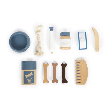 Small Foot - Plüss kutya ápolókészlettel