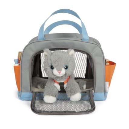 Small Foot - Plüss macska ápolókészlettel