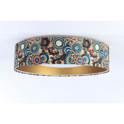 LED Dimmeres lámpa SMART GALAXY LED/24W/230V átmérő 44 cm színes/arany 3000-6500K + távirányító