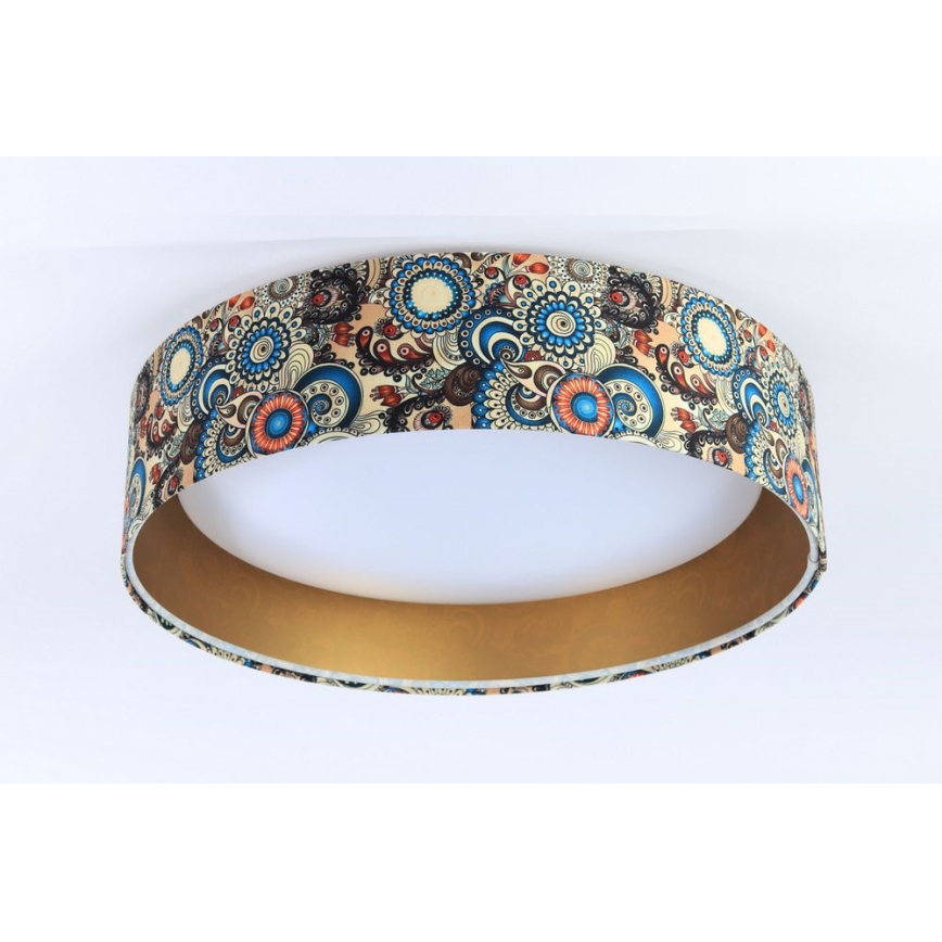 LED Dimmeres lámpa SMART GALAXY LED/24W/230V átmérő 44 cm színes/arany 3000-6500K + távirányító