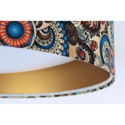 LED Dimmeres lámpa SMART GALAXY LED/24W/230V átmérő 44 cm színes/arany 3000-6500K + távirányító