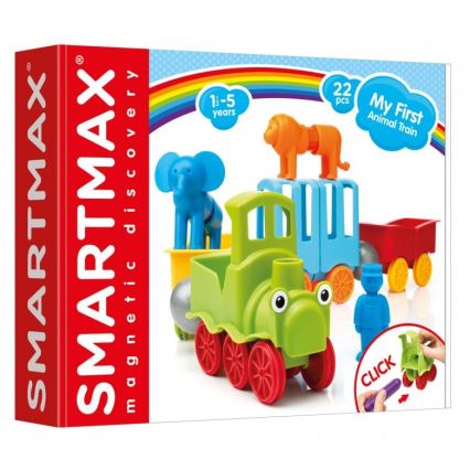 Smartmax - Mágneses építőkészlet Első vonat 22 db