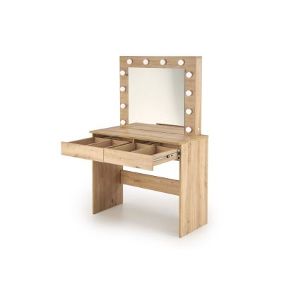 Sminkasztal AMORIO artisan tölgy