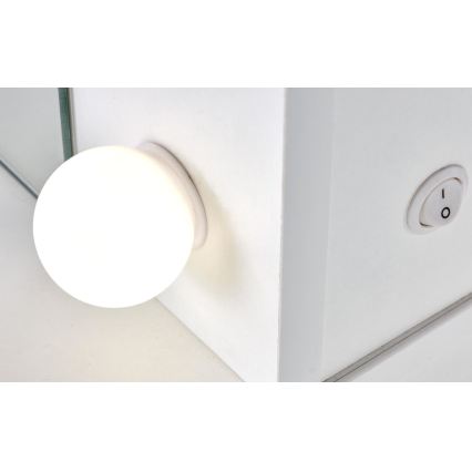 Sminkasztal AMORIO fehér