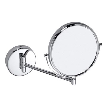 Sminktükör 23,2x26,5 cm, ezüstszínű