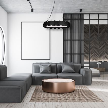 SOHO LED függeszték kábelen, 24W/230V, fekete