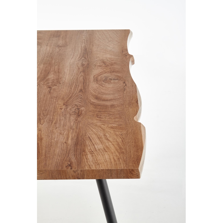 SOLACE étkezőasztal, tölgy/fekete