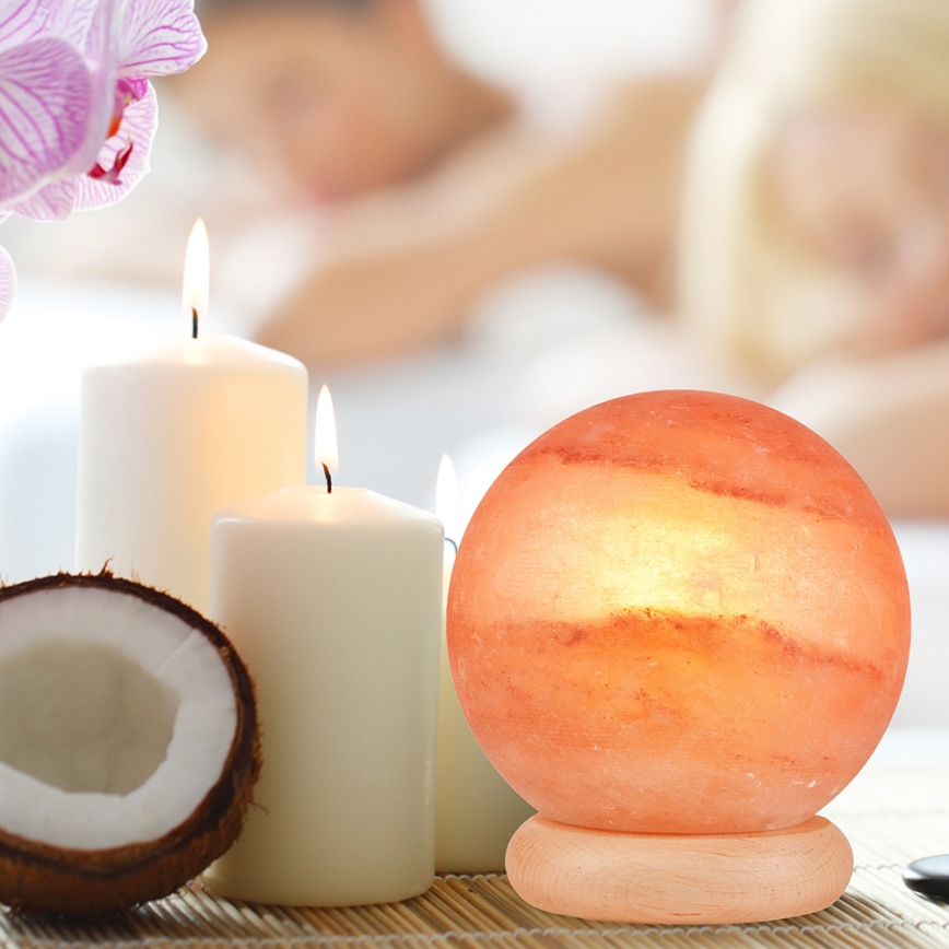 Sólámpa SALLY 1xE14/25W/230V égerfa 4,4 kg