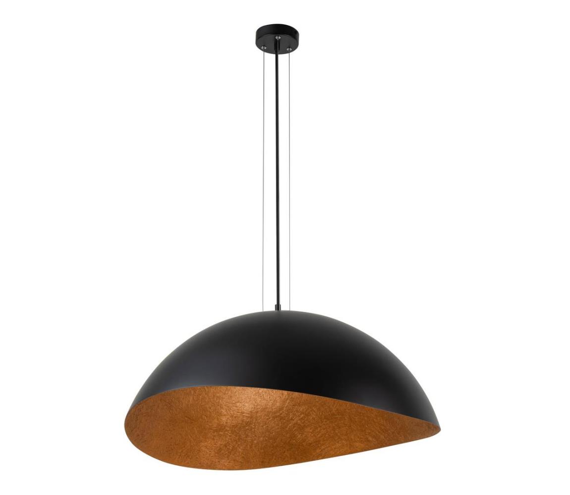 SOLARIS lógcsillár 1xE27/60W/230V fekete/réz 40610