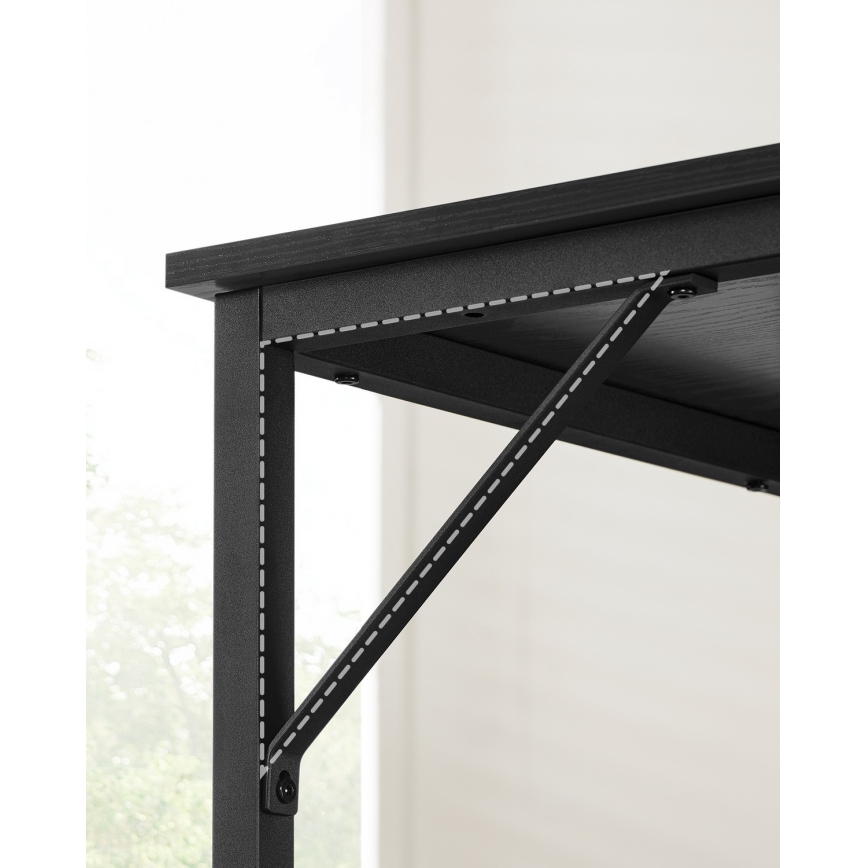 SOLEA fekete íróasztal