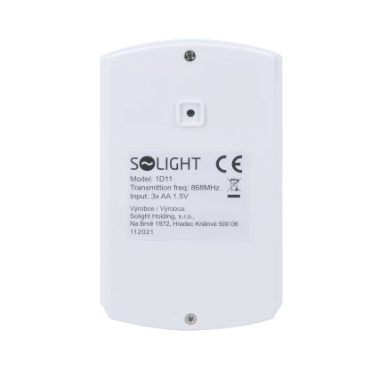 Solight 1D11 - GSM Riasztó távirányítóval 3xAA/1xCR2032 IP55