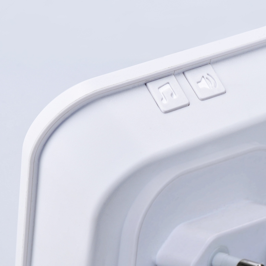 Riasztó 230V vezeték nélküli mozgásérzékelővel 3xAAA/5V fehér