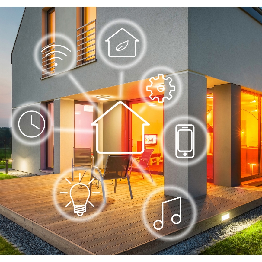 Kültéri IP kamera 12V érzékelővel / FULL HD IP65 Wi-Fi Tuya
