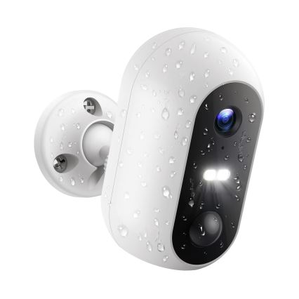 Intelliges kültéri IP kamera napelemmel 1080p Full HD 9600 mAh IP54 Wi-Fi Tuya