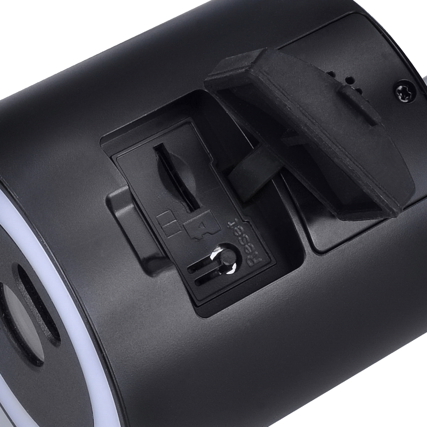 LED kültéri biztonsági kamera beépített világítással, 12V, 1536p felbontás, Wi‑Fi (Tuya), IP65