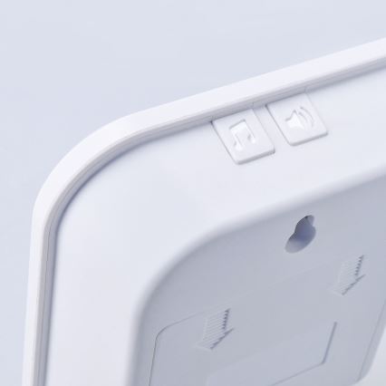 Vezeték nélküli, elemes csengő 3V/3xAA IP44 fehér