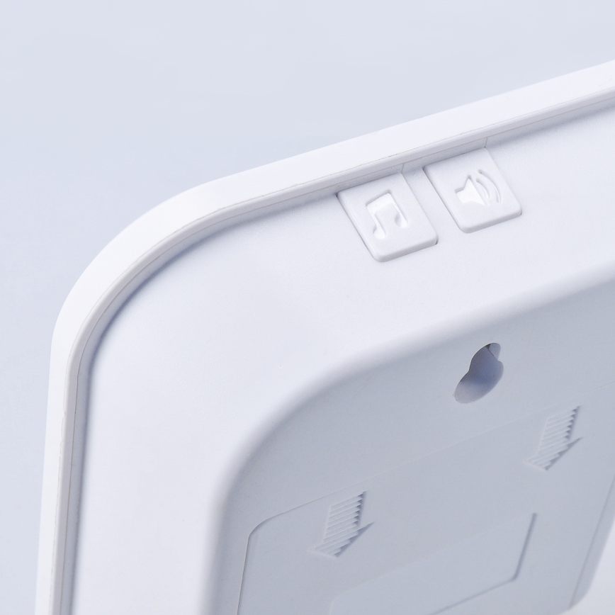 Vezeték nélküli, elemes csengő 3V/3xAA IP44 fehér