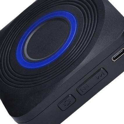 Vezeték nélküli, elemes csengő 3V/3xAAA IP56 fekete