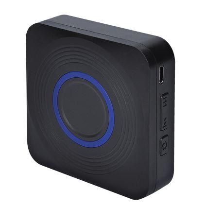 Vezeték nélküli, elemes csengő 3V/3xAAA IP56 fekete