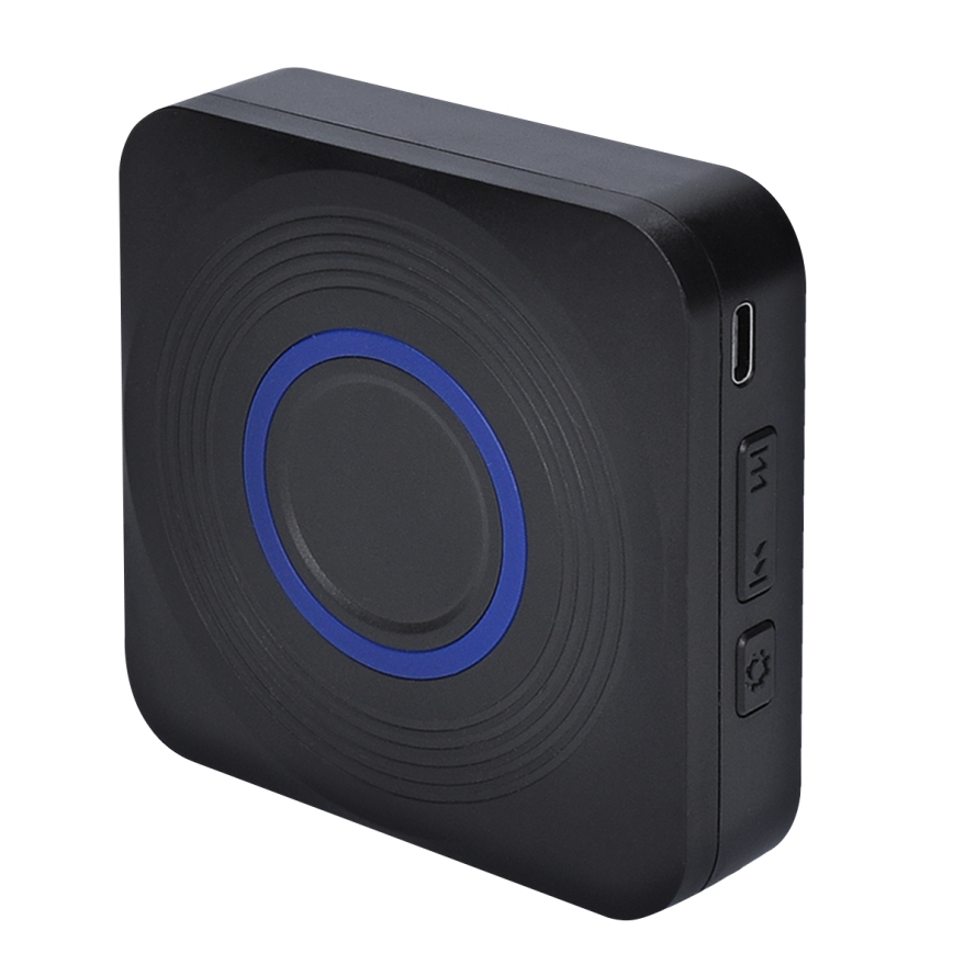 Vezeték nélküli, elemes csengő 3V/3xAAA IP56 fekete