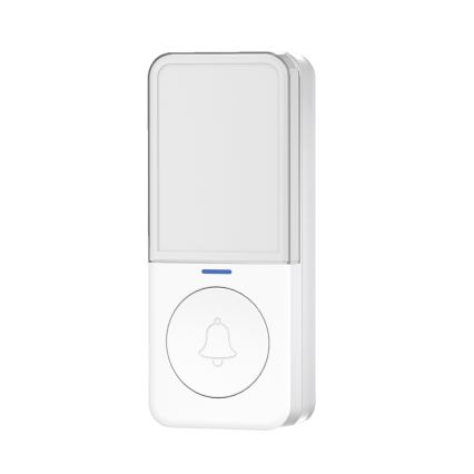 Vezeték nélküli csengő LED világítással 230V/1xCR2032 IP56 fehér