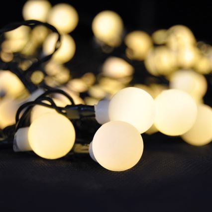 LED RGB Szabályozható kültéri karácsonyi lánc 10m 100xLED/230V + távirányítás