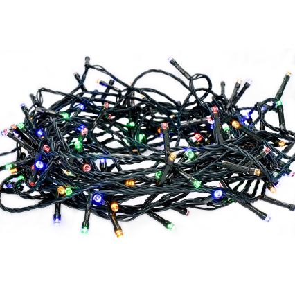 LED kültéri karácsonyi fényfüzér 100xLED/8 funkció 13m IP44 többszínű