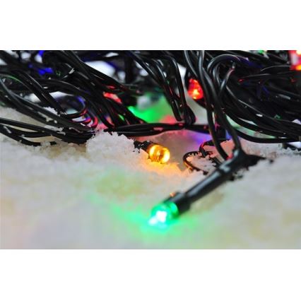 LED Karácsonyi kültéri lánc 100xLED/230V 10m IP44 színes
