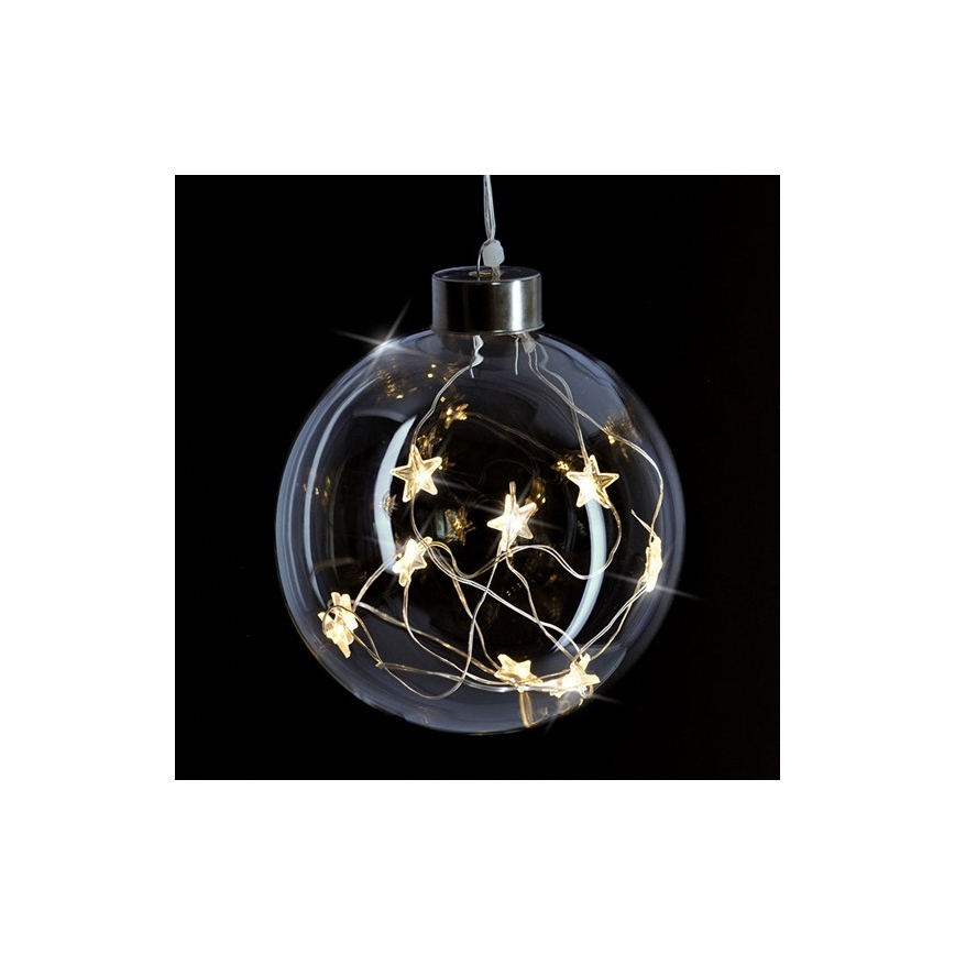 Solight 1V204 - LED Karácsonyi gömbök 10xLED/2xAA