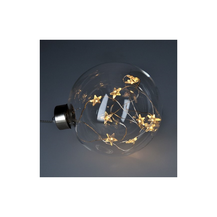 Solight 1V204 - LED Karácsonyi gömbök 10xLED/2xAA