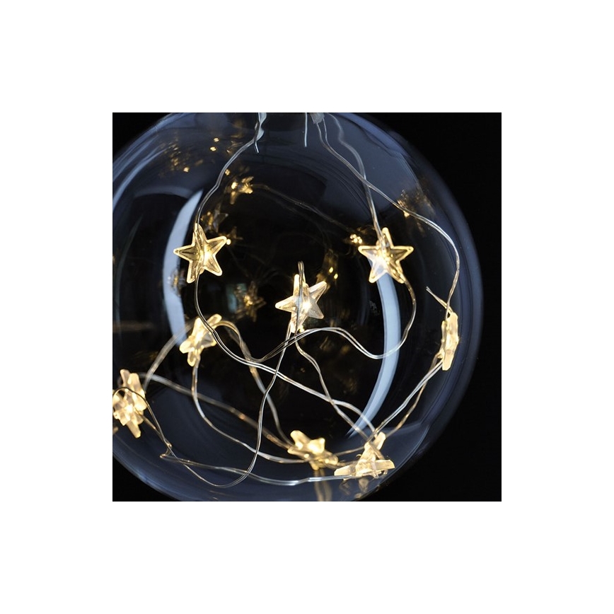 Solight 1V204 - LED Karácsonyi gömbök 10xLED/2xAA