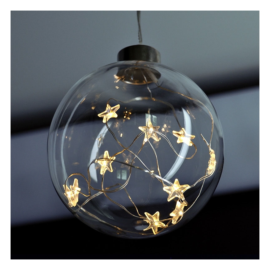 Solight 1V204 - LED Karácsonyi gömbök 10xLED/2xAA