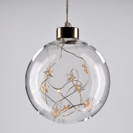 Solight 1V204 - LED Karácsonyi gömbök 10xLED/2xAA