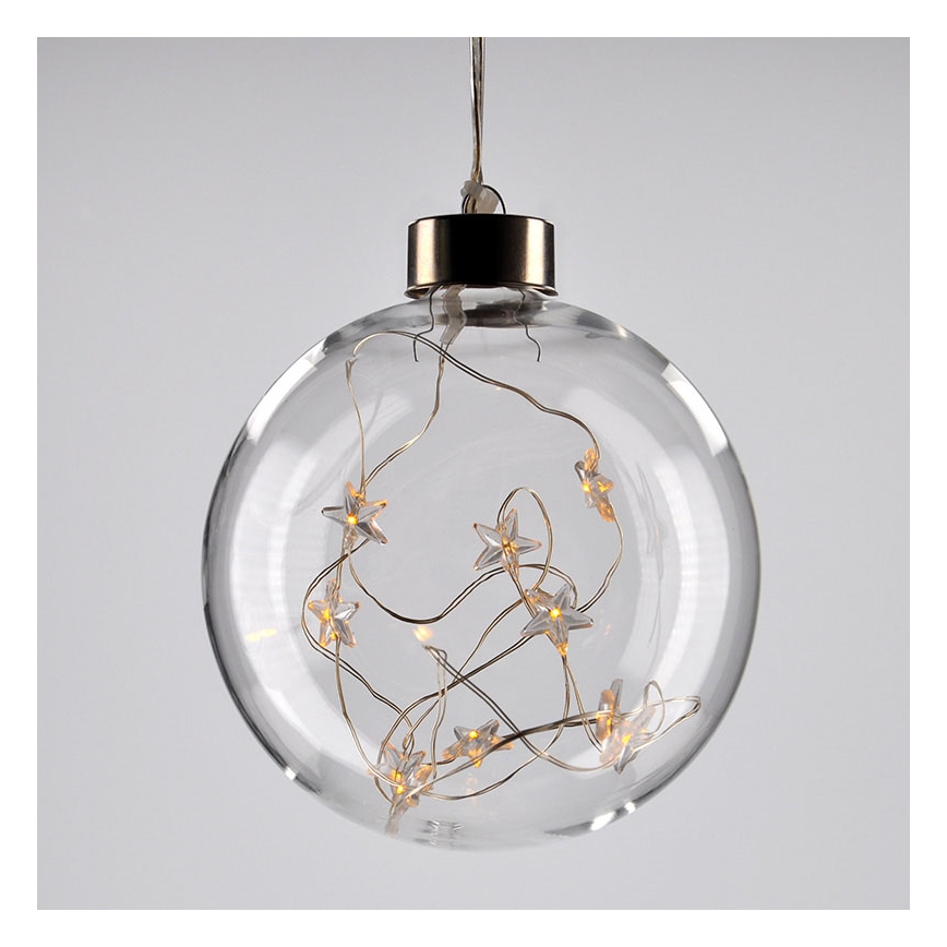 Solight 1V204 - LED Karácsonyi gömbök 10xLED/2xAA