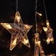 LED Karácsonyi lánc csillagok 3,3 m 77xLED/3xAA