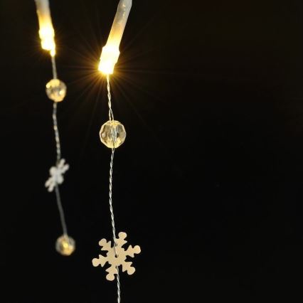 LED  fényfüzér 20xLED/2xAA 2m meleg fehér