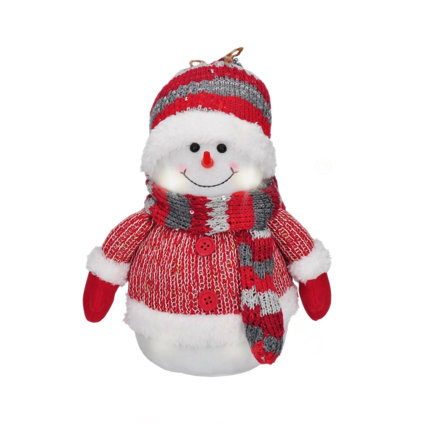 LED Karácsonyi dekoráció LED/3xAA hóember