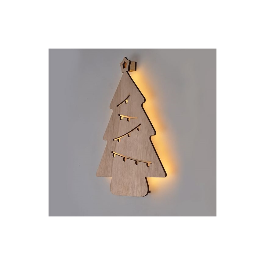 LED karácsonyi dekoráció LED/2xAA fa