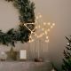 LED karácsonyi dekoráció LED/2xAAA csillag