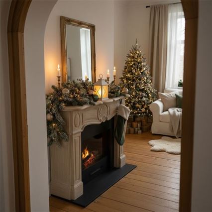 LED karácsonyi lámpás LED/2xAA meleg fehér