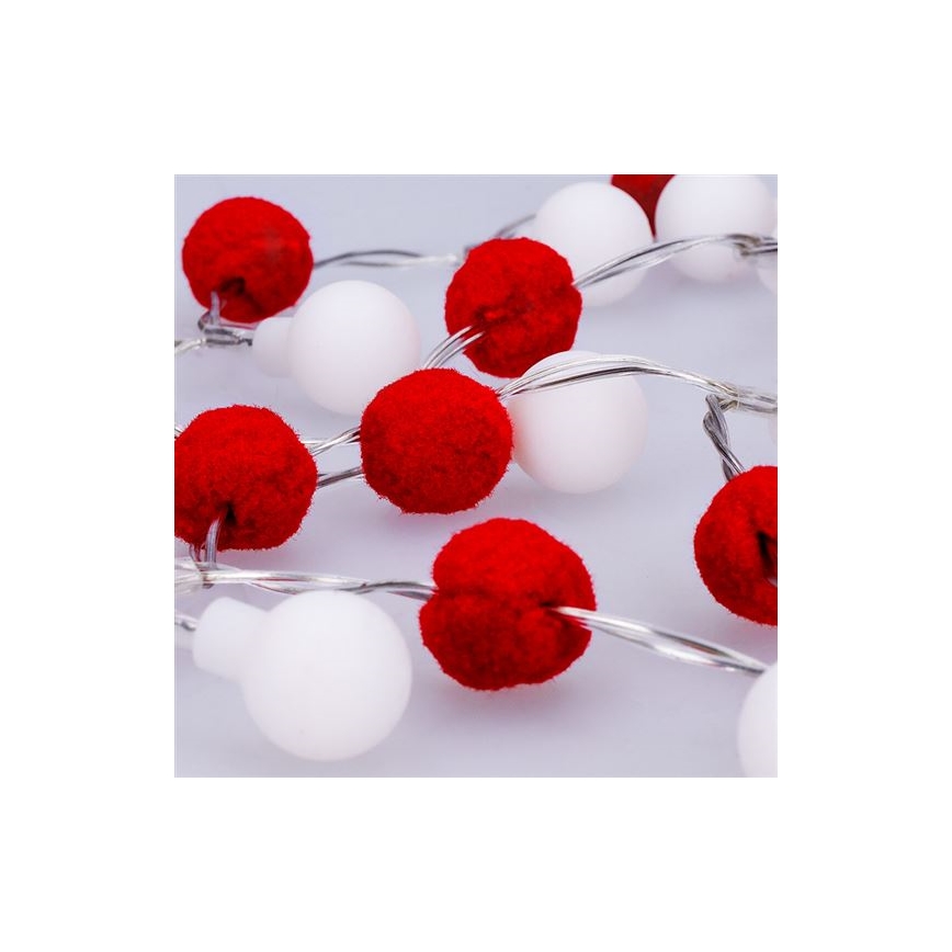 LED  fényfüzér 20xLED/2xAA 1,8 m meleg fehér