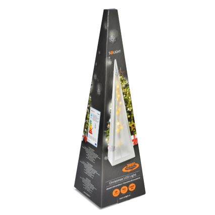 LED Karácsonyi dekoráció 16xLED/230V piramis