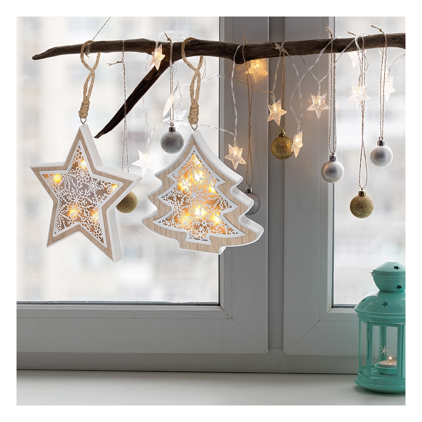 LED Karácsonyi dekoráció 6xLED/2xAAA