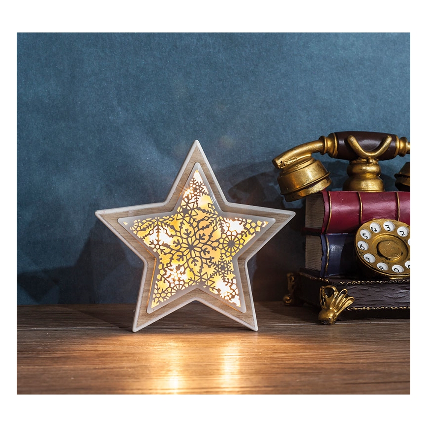 LED Karácsonyi dekoráció 6xLED/2xAAA