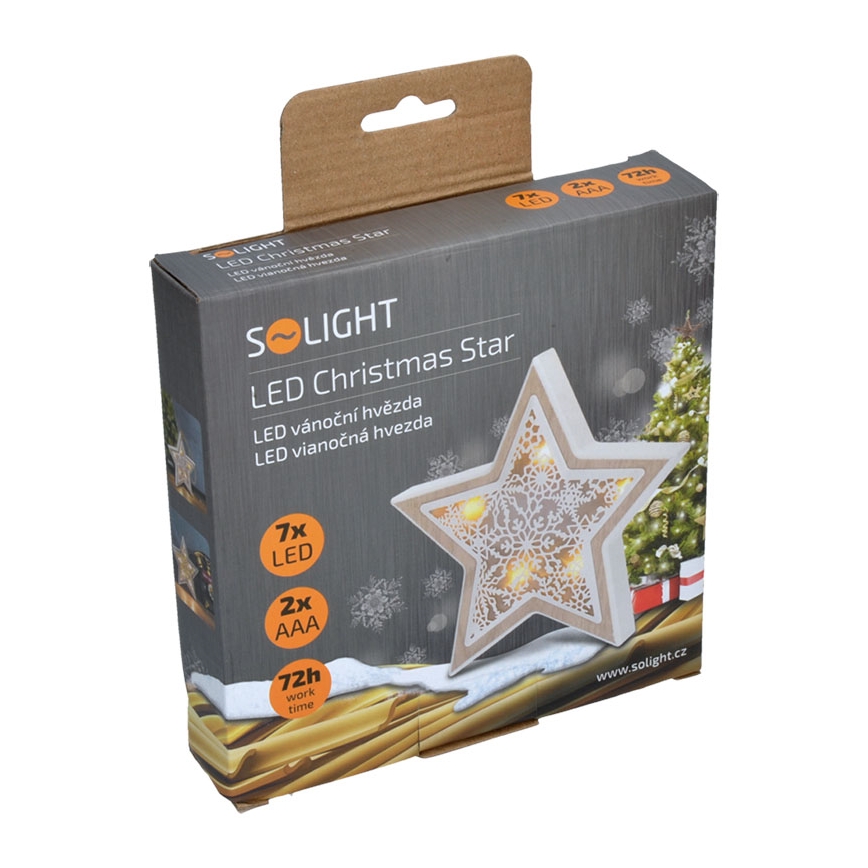 LED Karácsonyi dekoráció 6xLED/2xAAA