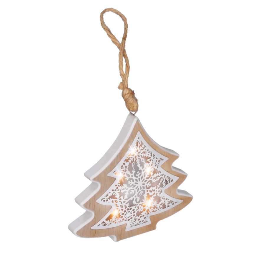 LED karácsonyi dekoráció 6xLED/2xAAA fa