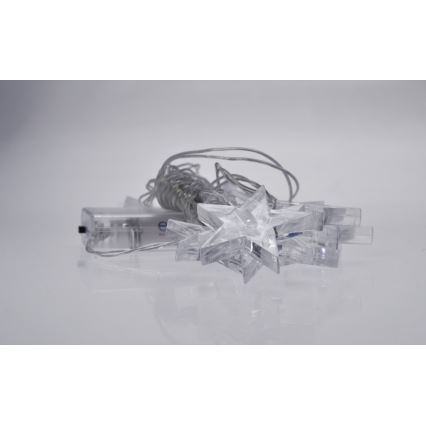 LED fényfüzér 10xLED/2xAA 2,5m kék