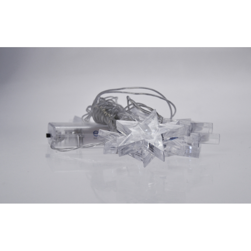 LED fényfüzér 10xLED/2xAA 2,5m kék