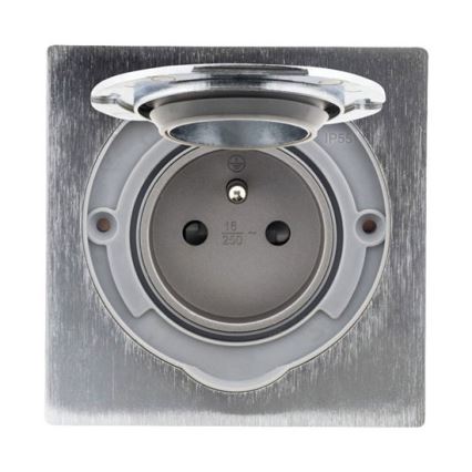 Beépíthető kültéri padlós aljzat IP55