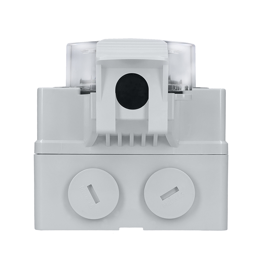 IP66 védettségű aljzat kapcsolóval, 230V/16A – nedves helyiségekhez